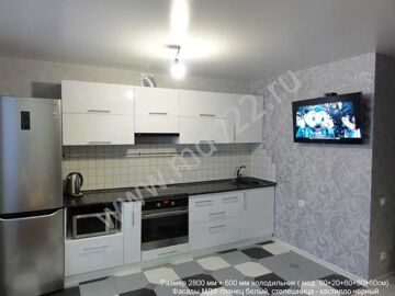 Кухни на заказ в Барнауле. Кухня модульная прямая. Размер 2800 мм.