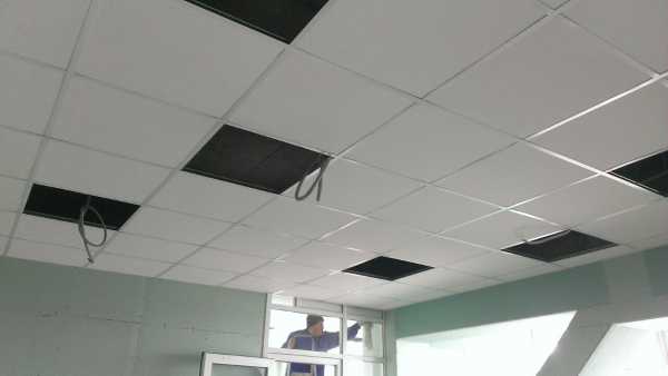 как называется подвесной потолок из квадратов